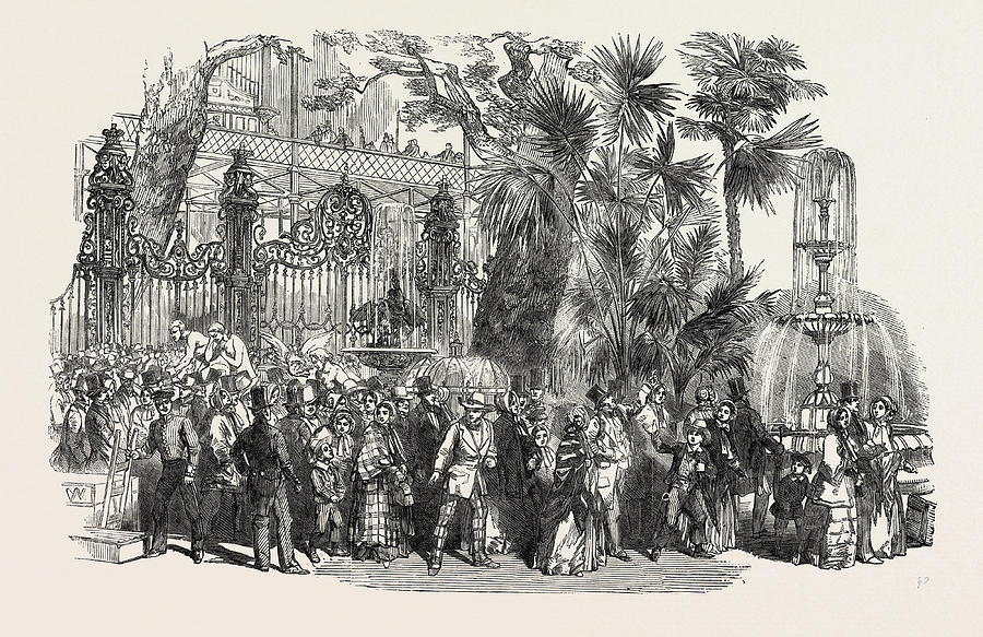 Visit Of The Colonization Loan Societys Emigrants Drawing by English