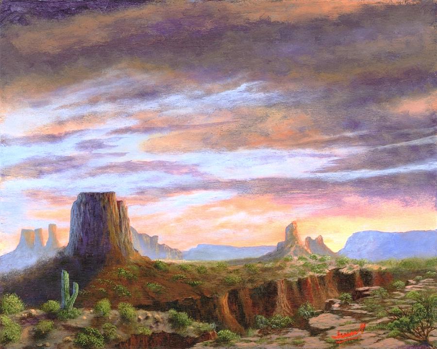 Desert Painting - Vista by David Jewell