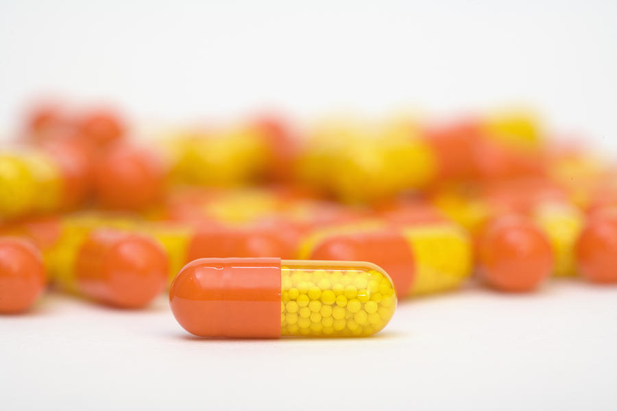 Vitamin C Capsules Photograph by Science Stock Photography