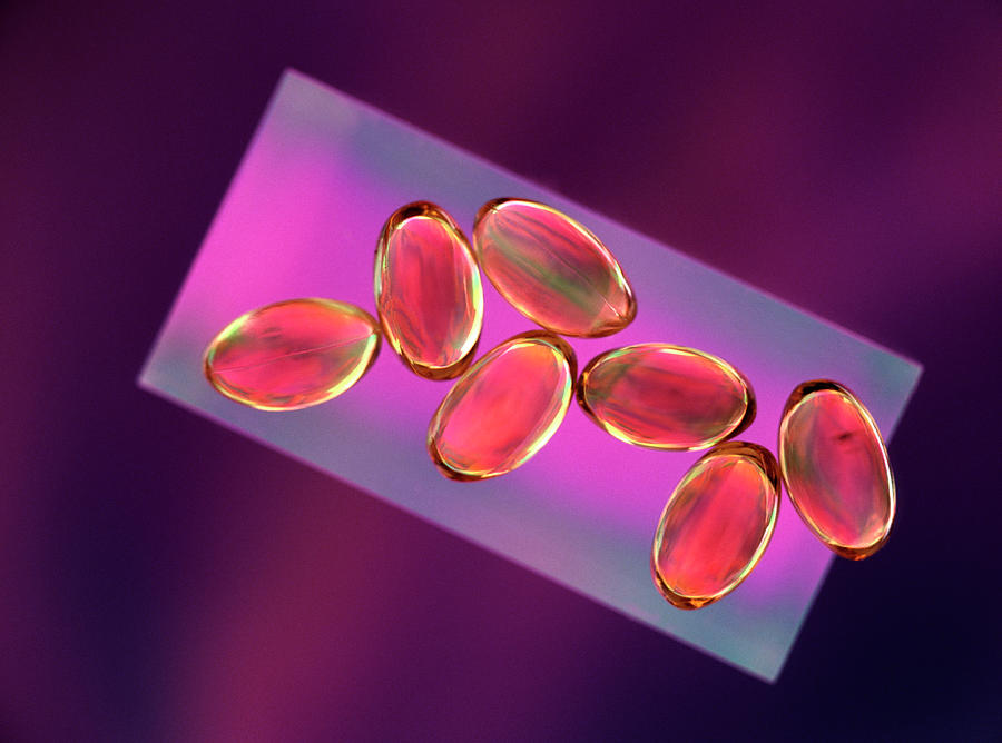 Vitamin E Capsules Photograph by Chris Knapton/science Photo Library