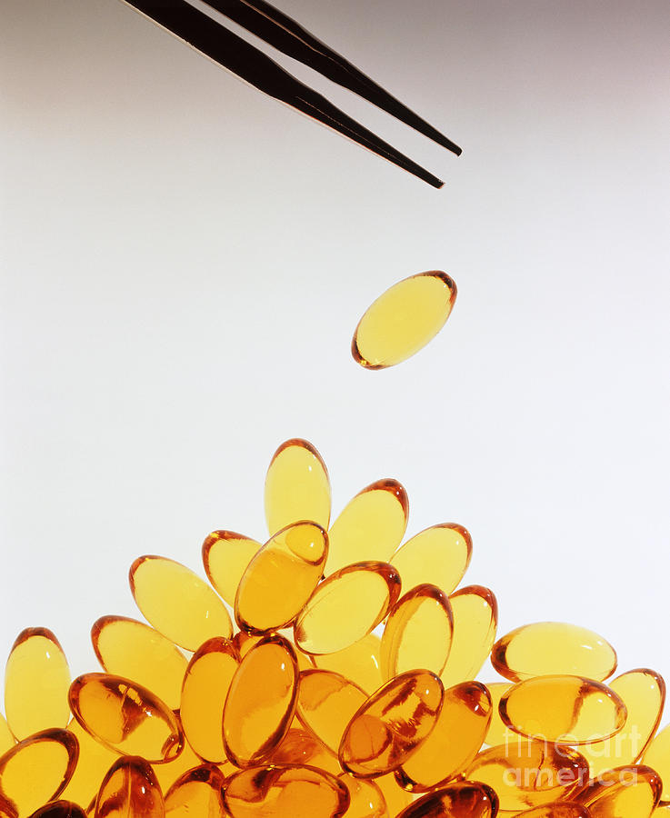 Vitamin E Capsules Photograph by Erich Schrempp