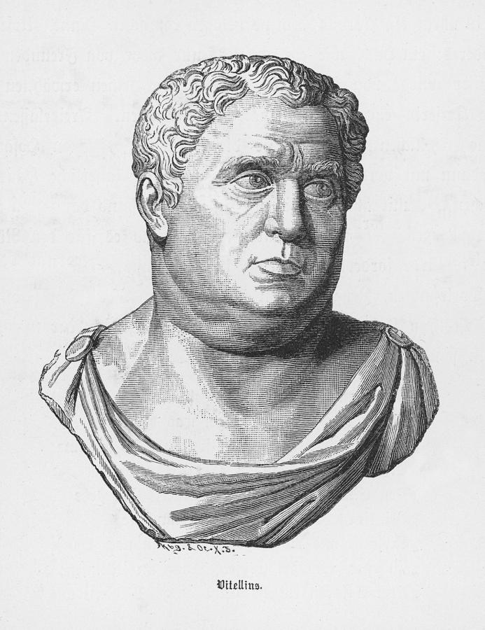 Vitellius Caesar Roman Emperor Drawing by Mary Evans Picture Library ...