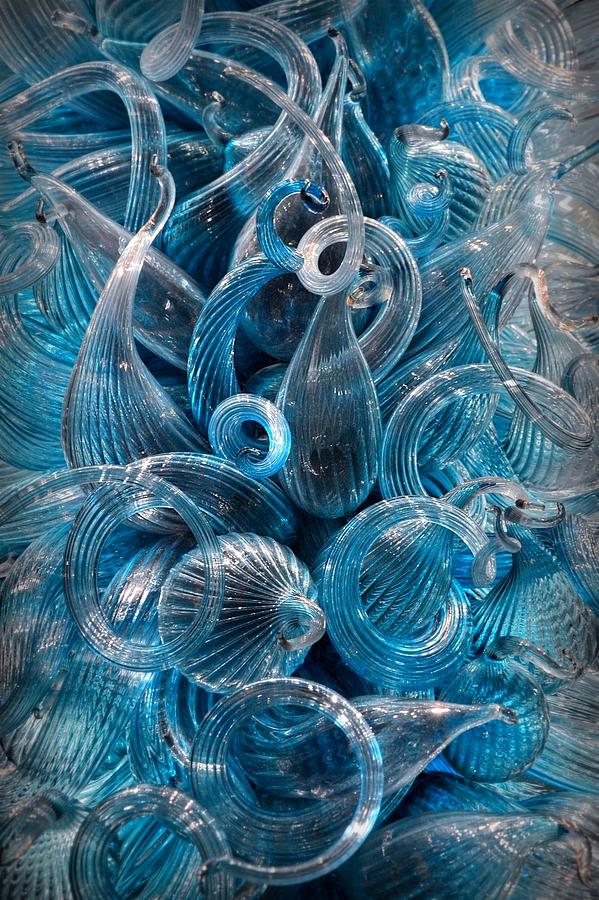 Vitreous Azure Abstract Photograph by Jeff Cook