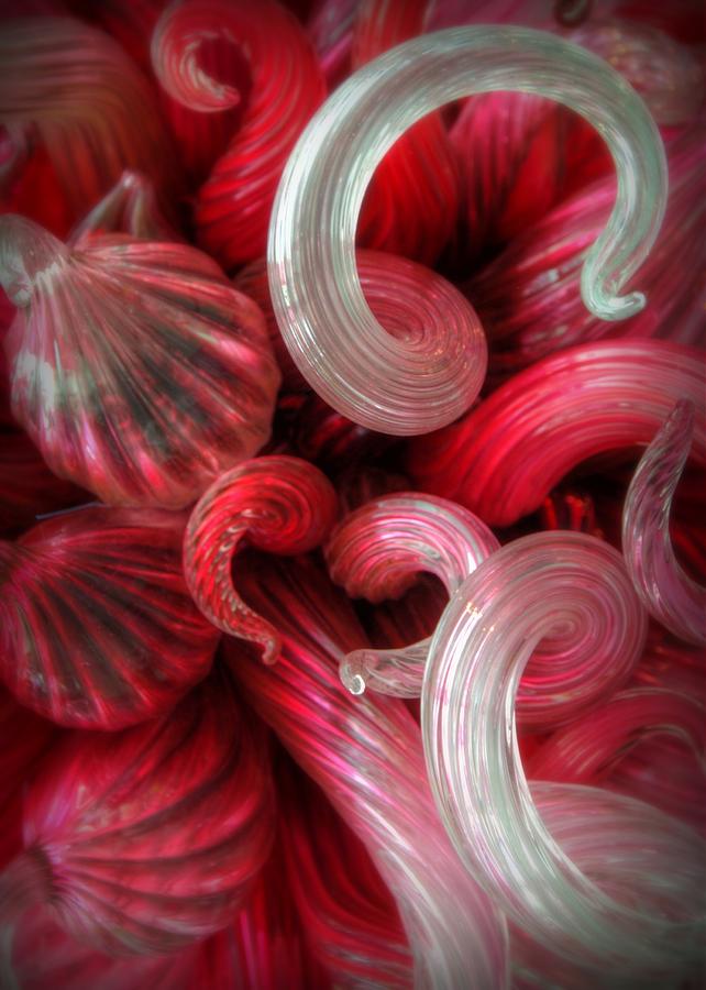 Vitreous Scarlet Abstract Photograph by Jeff Cook