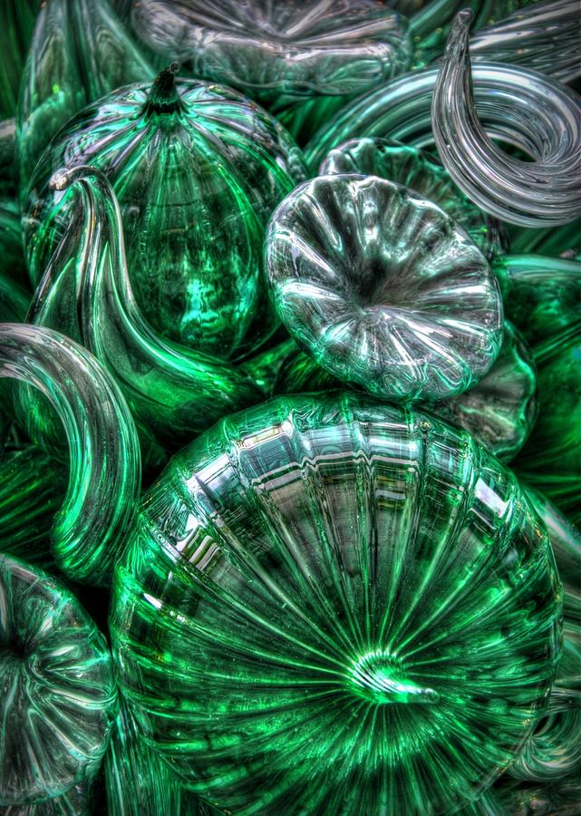 Vitreous Verdant Abstract Photograph by Jeff Cook