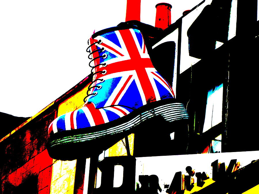 Viva Camden Town London Boots  Photograph by Funkpix Photo Hunter