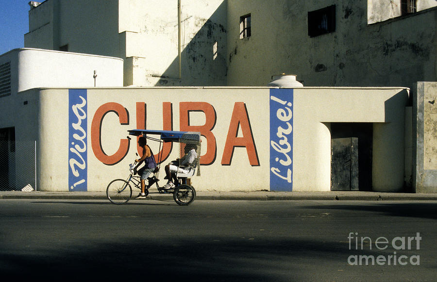 City Scene Photograph - Viva Cuba Libre by James Brunker