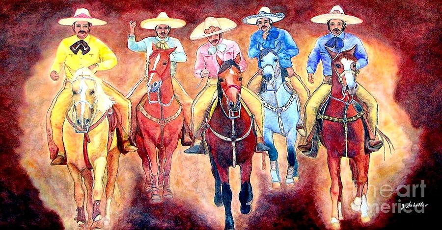 Viva La Charro Painting by Jodie Scheller