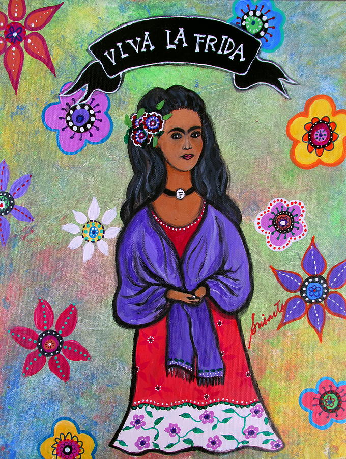 Diego Rivera Painting - Viva La Frida by Pristine Cartera Turkus