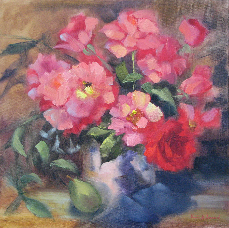 Vivacious Roses Painting