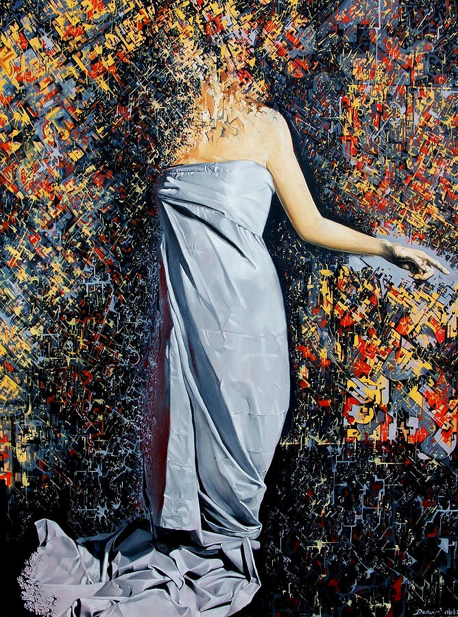 Surrealism Painting - Vivi De Milo by Darwin Leon Surrealism Painting - Vivi De Milo by Darwin Leon