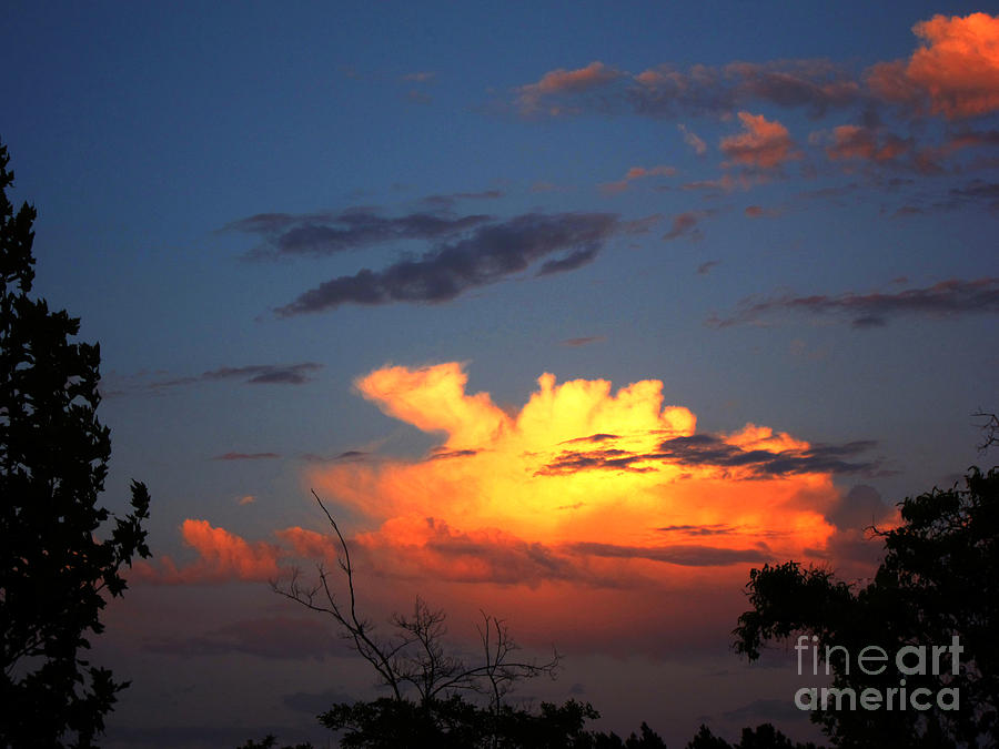 Vivid Cloud at Sunset Photograph by Debra Thompson