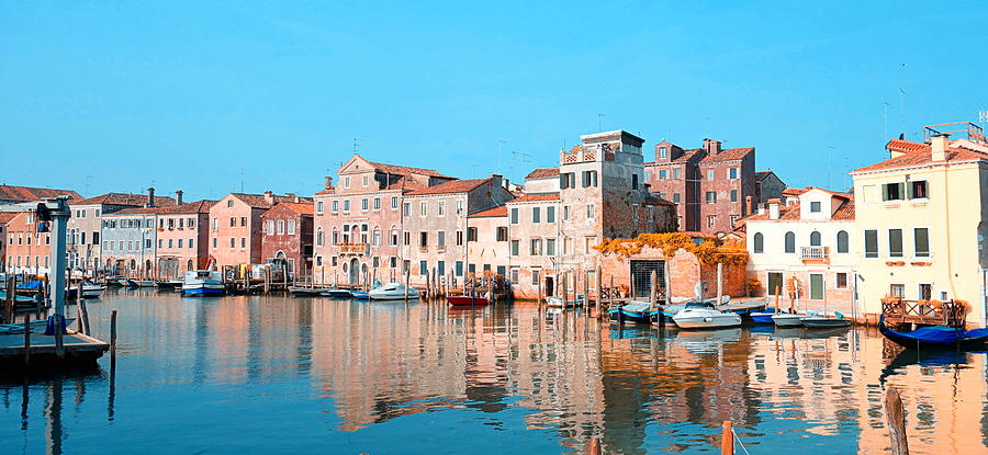 Vivid Venetian Marina Photograph by Valentino Visentini