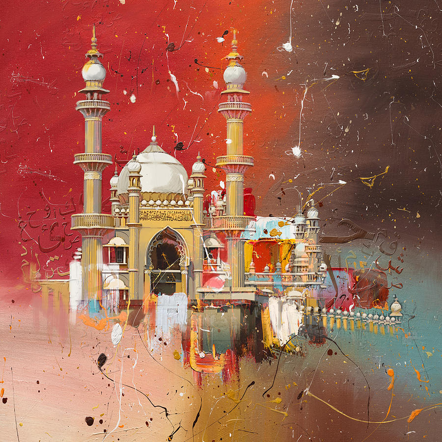 Vizhinjam Mosque Painting by Corporate Art Task Force