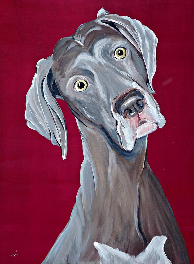 Dog Painting - Vladimir by Tracie Davis