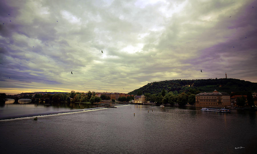 Landscape Photograph - Vltava View Revisited, Prague by Madeline Ellis