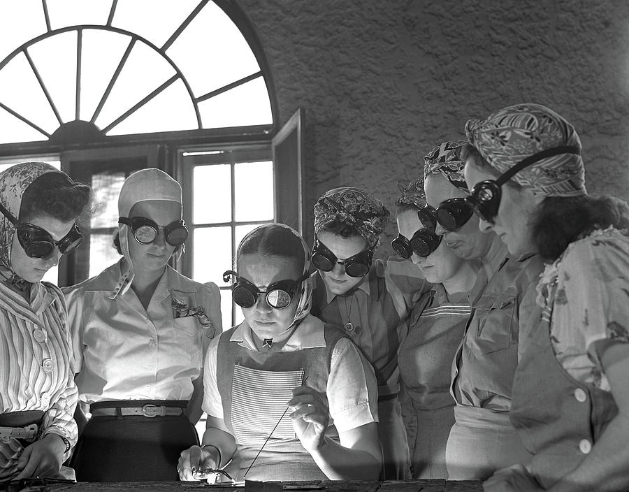 Vocational School, 1942 Photograph by Granger
