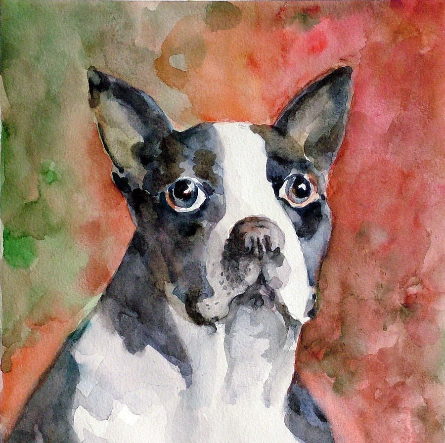 Vodka - French Bulldog Painting by Faruk Koksal