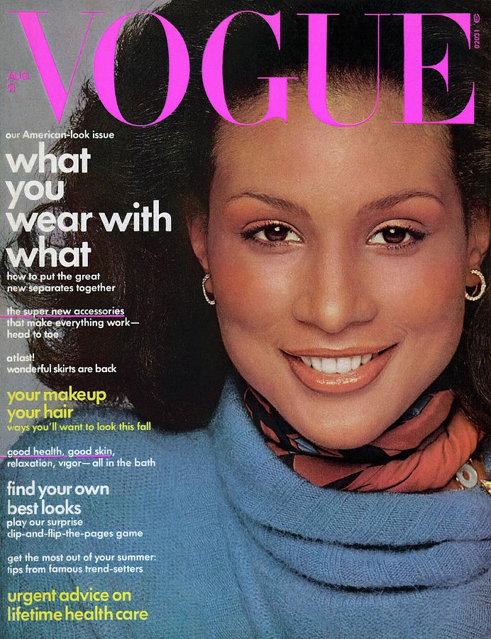 Vogue Cover Featuring Beverly Johnson Photograph by Francesco Scavullo