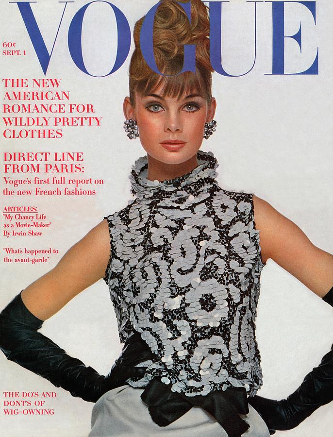 Vogue Cover Featuring Jean Shrimpton by Bert Stern