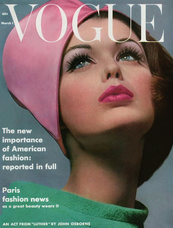 Vogue Cover Of Dorothy Mcgowan Photograph by Bert Stern