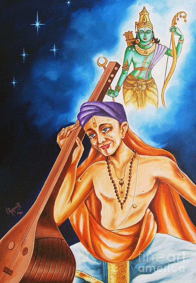 The Song Of Devotion Painting by Ragunath Venkatraman - Fine Art America