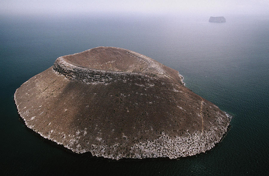 Volcanic Crater Daphne Island Galapagos Photograph by D. & E. Parer-Cook