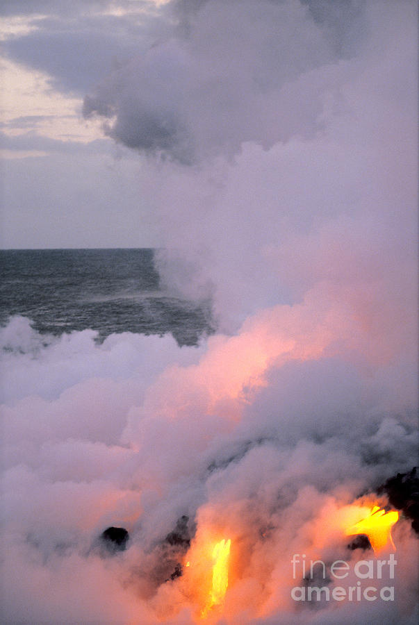 Volcanic Eruption Photograph by Mark Newman