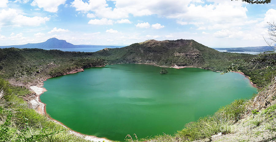 Volcanic lake Photograph by Nilay Tailor - Fine Art America