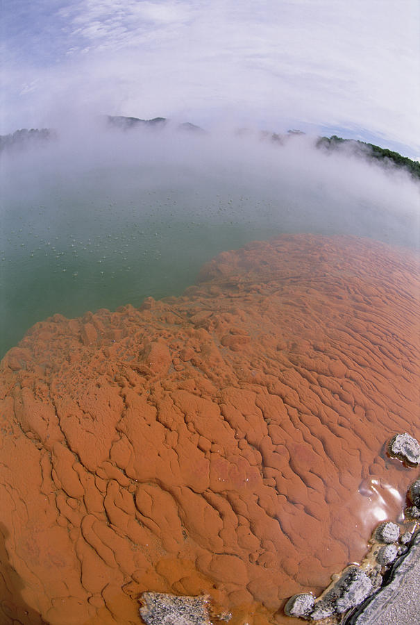Volcanic Mineral Lake Champagne Pool Photograph by Tui De Roy