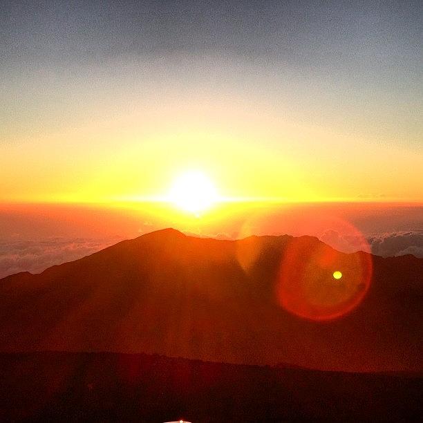 Maui Photograph - Volcanic Sunrise #maui #haleakala by Ariana Picciuto