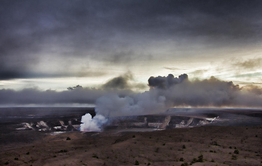 Volcano Crater Big Island Hawaii Photograph by Douglas Barnard - Fine ...