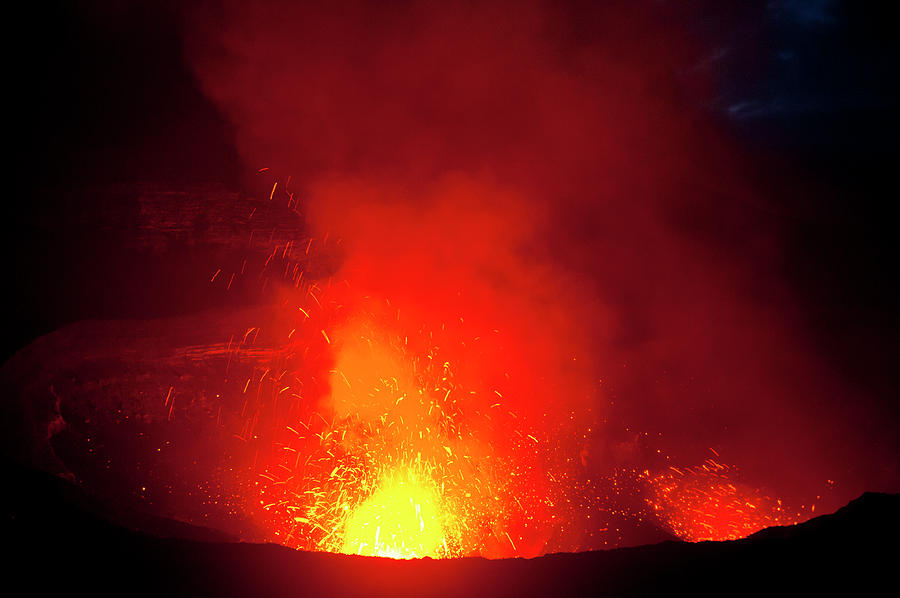 Volcano Eruptions At Yasur Volcano Photograph by Michael Runkel - Pixels