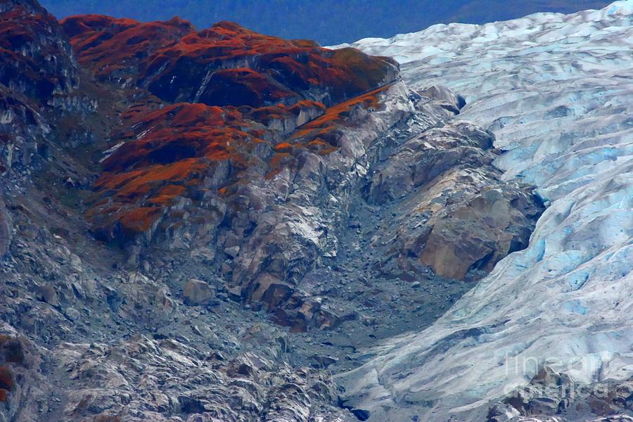 Volcano Photograph - Volcano Glacier - Chile South America by Tap On Photo