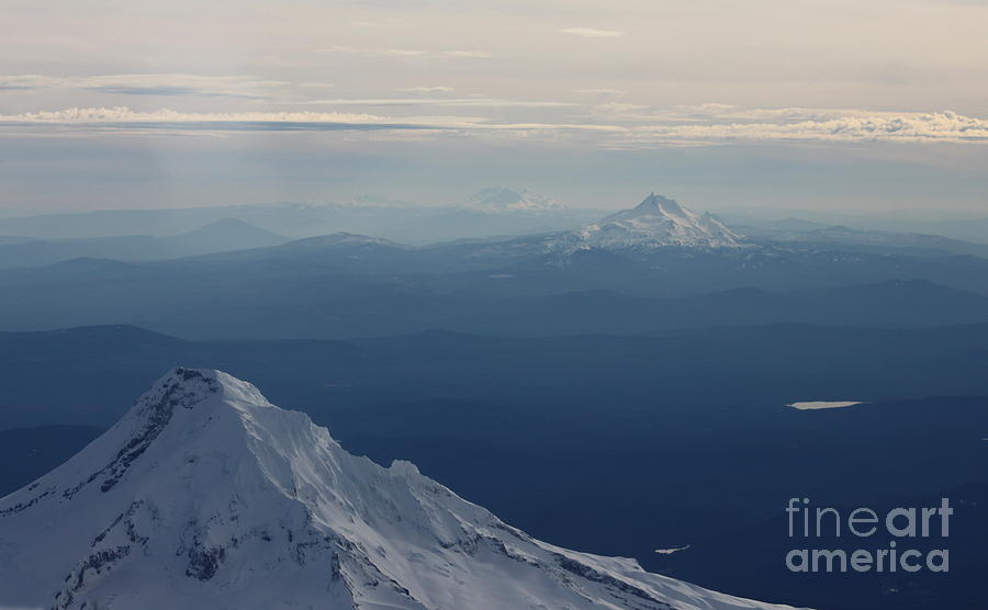 Mountain Photograph - Volcanoes by Erica Hanel