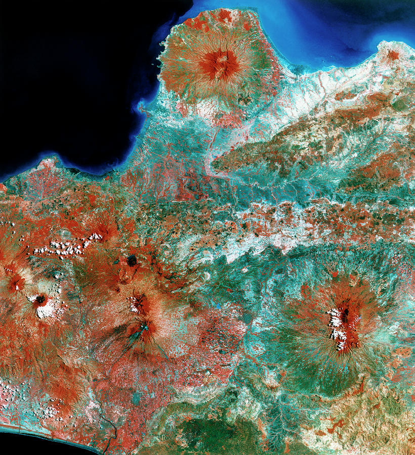 Volcanoes In Java Photograph by Science Photo Library Volcanoes In Java Photograph by Science Photo Library