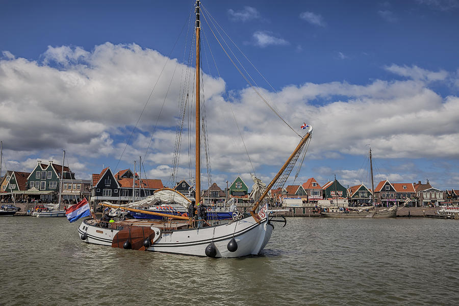 Boat Photograph - Volendam by Joana Kruse