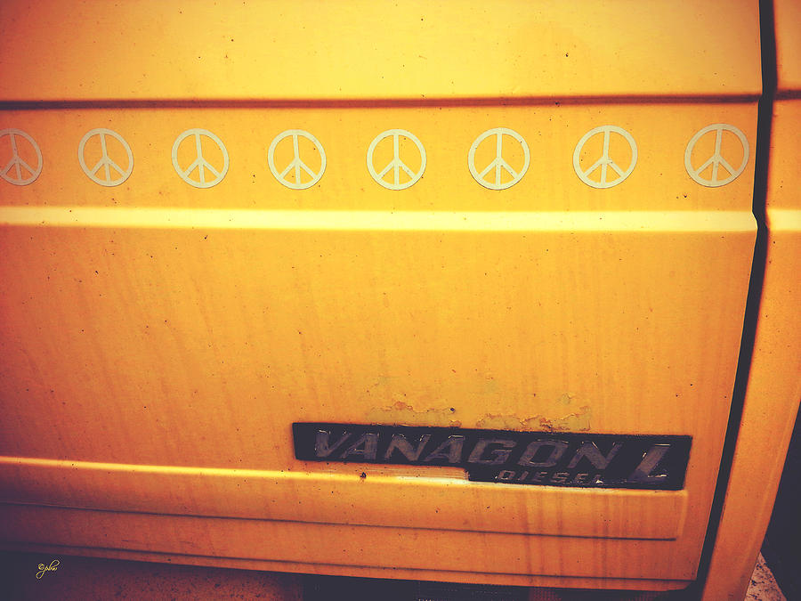 Volkswagen Peace Van - Vanagon III Photograph by Paulette B Wright