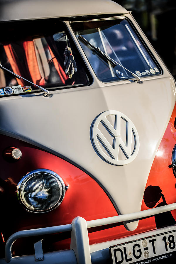 Volkswagen VW Bus Emblem -1355c Photograph by Jill Reger