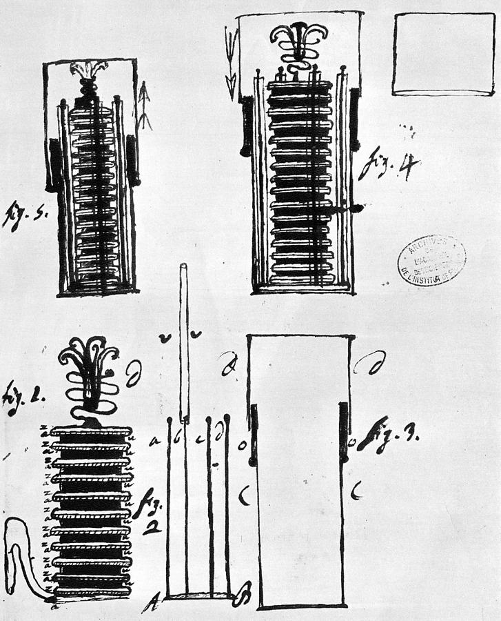 Voltaic Pile, 1801 Photograph by Granger