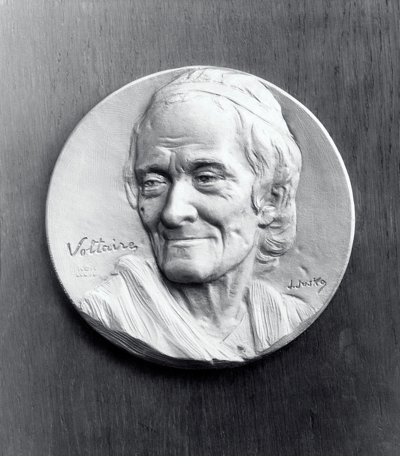 Voltaire Photograph by Library Of Congress/science Photo Library