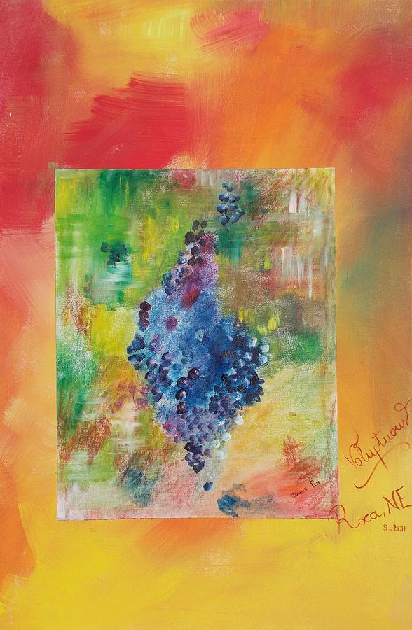 Grape Painting - Voluptuous by PainterArtist FIN