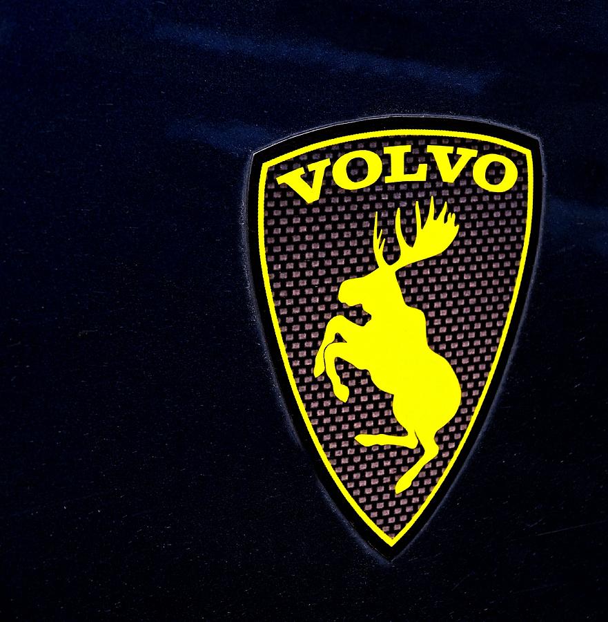 Volvo Emblem Photograph by Nick Kloepping