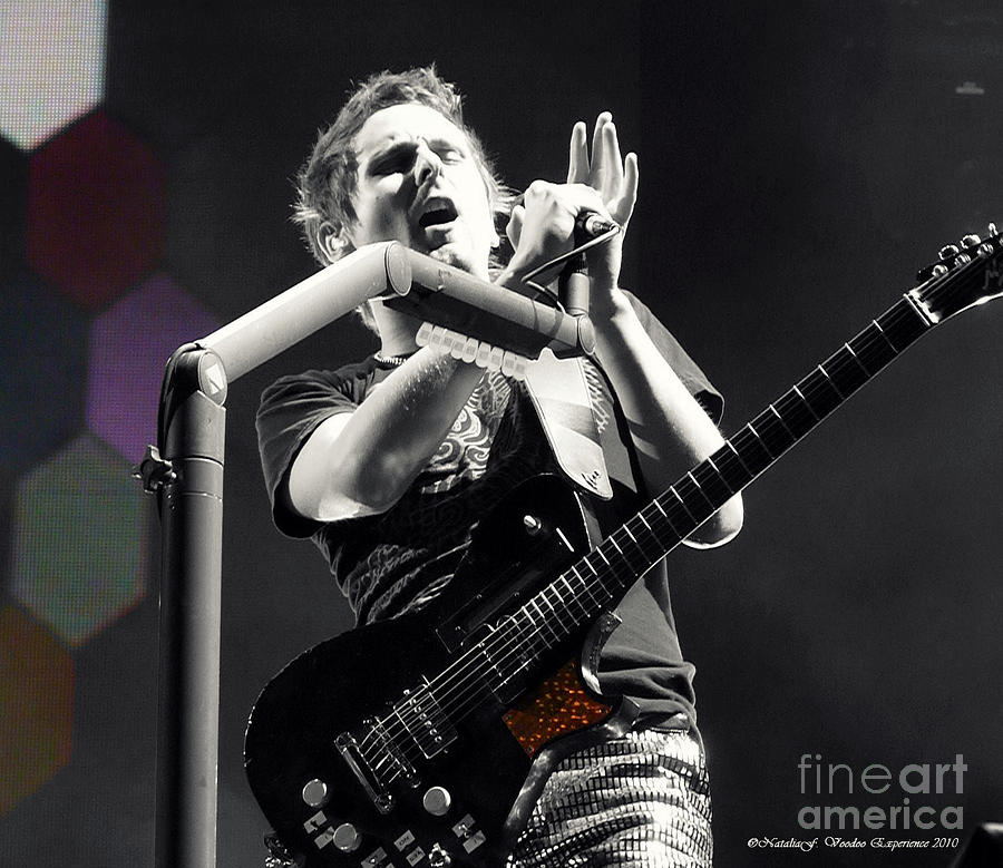 Rock Photograph - Matt Bellamys Voodoo at NOLA by N Faulkner Rock Photograph - Matt Bellamys Voodoo at NOLA by N Faulkner