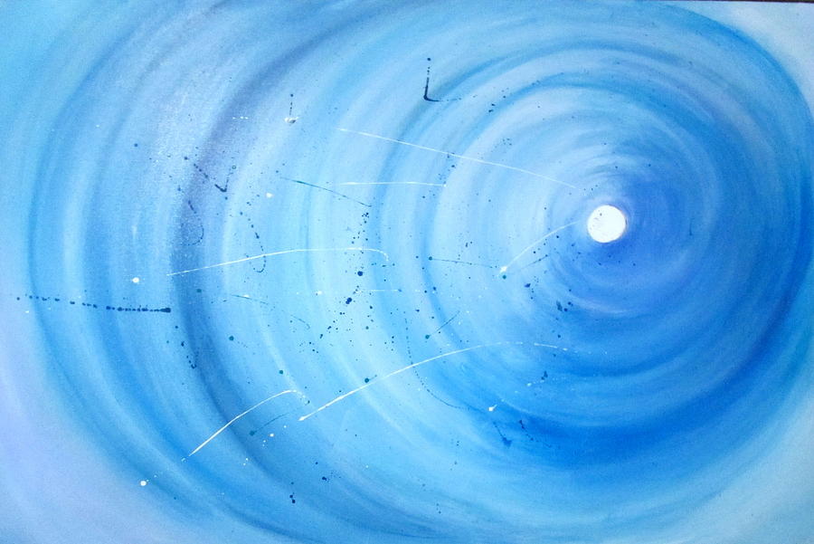 Modern Abstract Painting - Vortex by Mary Kay Holladay