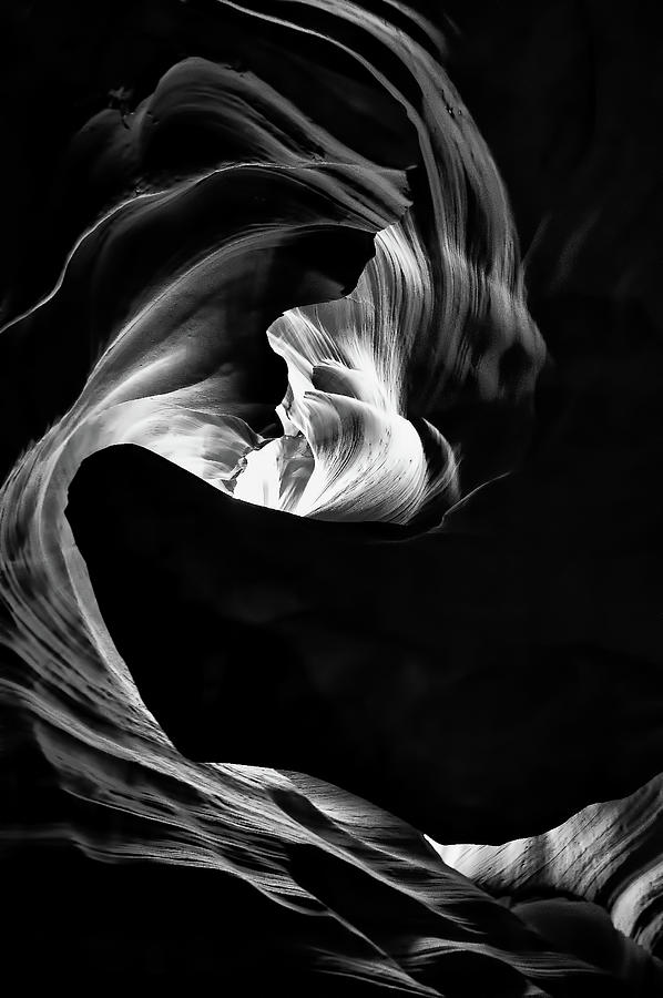 Antelope Canyon Photograph - Vortex Of Lights by Andrew J. Lee