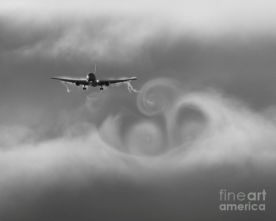 Airplane Photograph - Vortexes by Alex Esguerra
