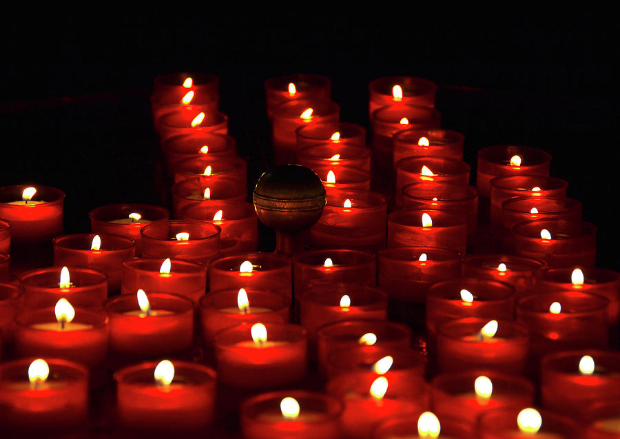 Votive Candles Photograph by Karl Borg