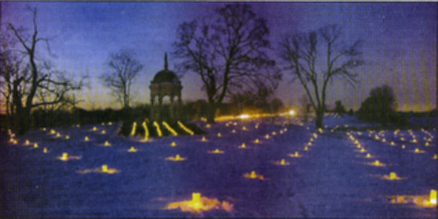 Votives At The Maryland Memorial Painting by David Zimmerman