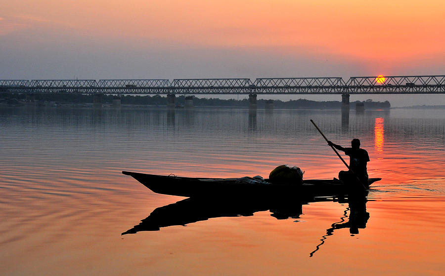 Sunset Photograph - Voyage-III by Samsul Huda Patgiri